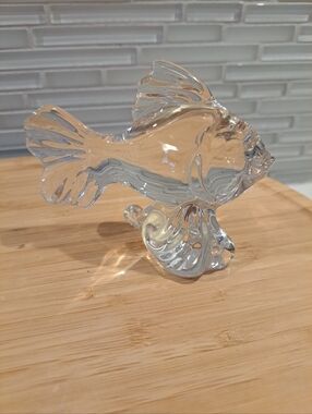 Goldfish Figurine Paperweight Pet Princess House Lead Crystal